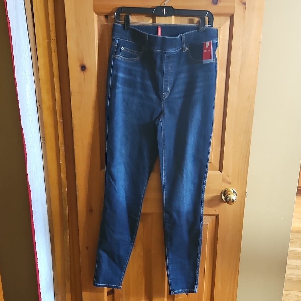 SPANX Dark Blue Denim Jeans
